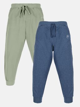 KiddoPanti - Unisex Solid Joggers - Multi-Color (Pack of 2)