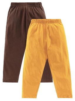 KiddoPanti - Boys Solid Pyjama Pant With Single Pocket - Multi-Color (Pack of 2)