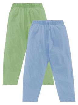 KiddoPanti - Boys Solid Pyjama Pant With Single Pocket - Multi-Color (Pack of 2)
