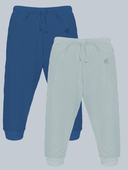 KiddoPanti - Unisex Solid Joggers - Multi-Color (Pack of 2)