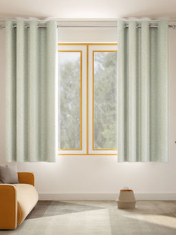 Haus & Kinder - Willow Breeze Polyester Window Curtains Celadon (Pack of 2)