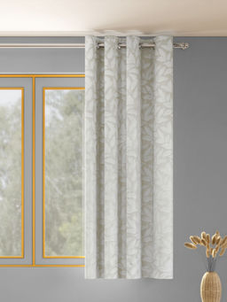 Haus & Kinder - Botanic Hush Polyester Single Window Curtain Ivory