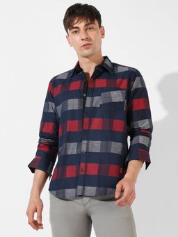 Campus Sutra - Men Checkered Casual Multicolor Shirt