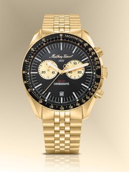 Mathey-Tissot - Swiss Made Quartz Black Dial Analog Watch - H196CHPN (M)