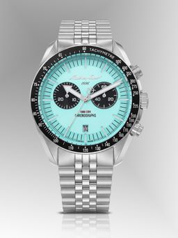 Mathey-Tissot - Swiss Made Quartz Blue Dial Analog Watch - H196CHSK (M)