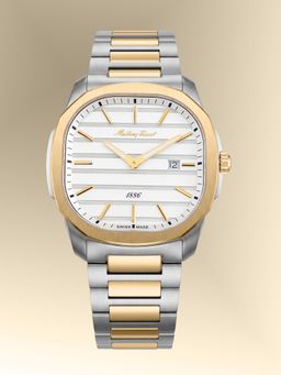 Mathey-Tissot - Swiss Made Quartz White Dial Analog Watch - H413BI (M)