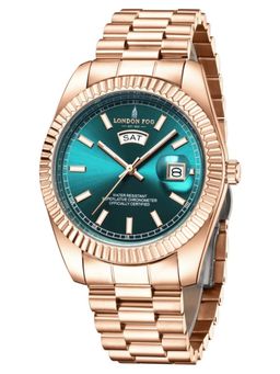 London Fog - Oxford Collection Analog Quartz Green Dial Watch - LFM10001 (M)