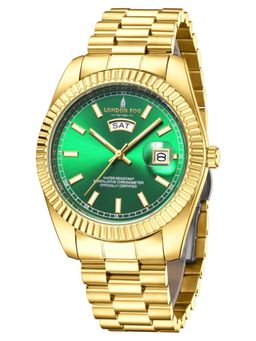 London Fog - Oxford Collection Analog Quartz Green Dial Watch - LFM10001 (M)