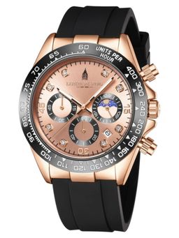 London Fog - Bond Collection Analog Quartz Rose Gold Dial Watch - LFM10003 (M)