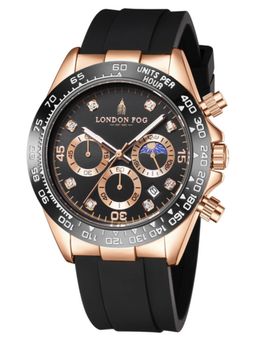 London Fog - Bond Collection Analog Quartz Black Dial Watch - LFM10003 (M)