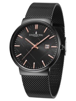 London Fog - Surrey Collection Analog Quartz Black Dial Watch - LFM10006 (M)