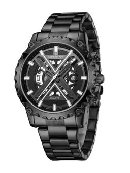 London Fog - Knightsbridge Collection Analog Quartz Black Dial Watch - LFM10016 (M)