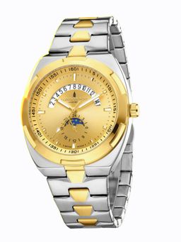 London Fog - Camden Collection Analog Quartz Gold Dial Watch - LFM10021 (M)