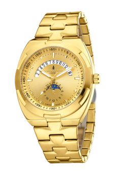 London Fog - Camden Collection Analog Quartz Gold Dial Watch - LFM10021 (M)