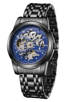 London Fog - Richmond Collection Automatic Mechanical Skeleton Blue Dial Watch - LFM10024 (M)