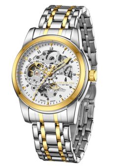London Fog - Richmond Collection Automatic Mechanical Skeleton Silver Dial Watch - LFM10024 (M)
