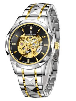 London Fog - Berkeley Collection Automatic Mechanical Skeleton Black Dial Watch - LFM10025 (M)