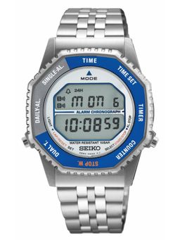 SEIKO - Dress Blue Men 37mm Digital Quartz Watch - SMGG21P1 (M)