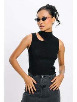 FREAKINS - Black Crop Tank Top