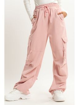 FREAKINS - Pink Street Style Cargo Pant