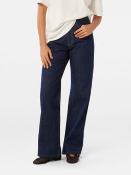 Forever New - Navy Blue Wide Leg Jeans