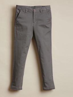 Allen Solly - Boys Grey Slim Fit Trouser