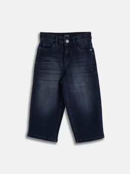 Allen Solly - Boys Navy Blue Relaxed Fit Jeans