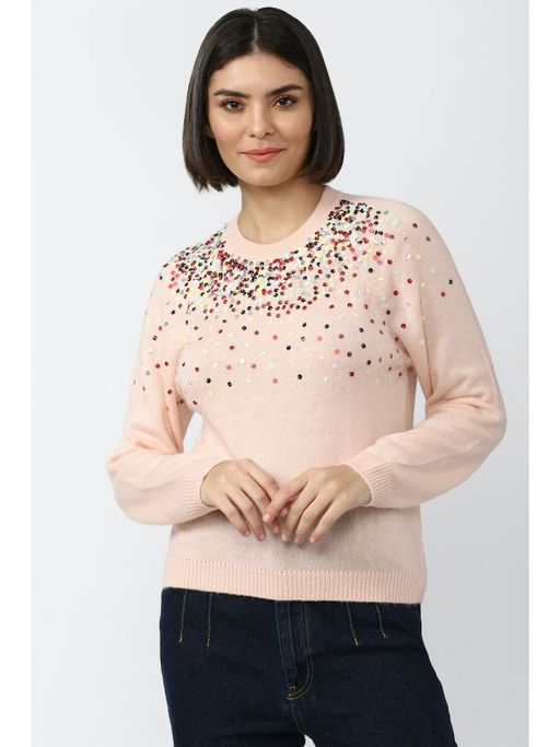Pull Forever 21 Couleur Pêche - Taille S - Occasion Très Bon état