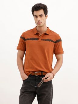 WROGN - Rust Slim Fit Polo T-Shirt