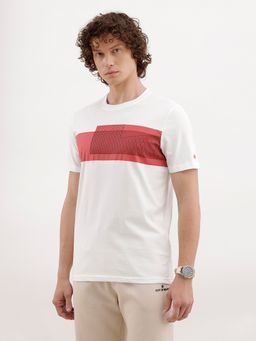 WROGN - White Placement Printed Slim Fit T-Shirt