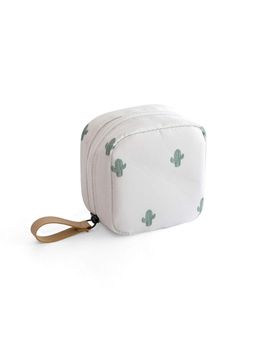 House of Quirk - White Makeup Bag Lazy Cosmetic Bag Travel Toiletry Bag For Girls
