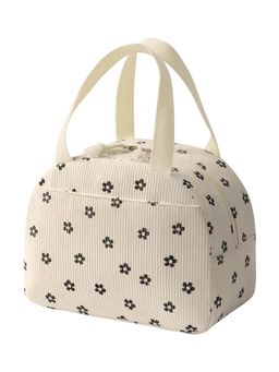 House of Quirk - Black Lunch Bag Tote Bag for Women Printed Lunch Bag for Office School