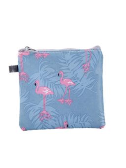 House of Quirk - Grey Sanitary Napkin Storage Bag Menstrual Pad Bag with Zipper for Girls