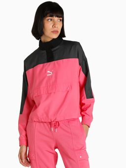 Puma - Swxp Half Zip Woven Women Pink Jacket
