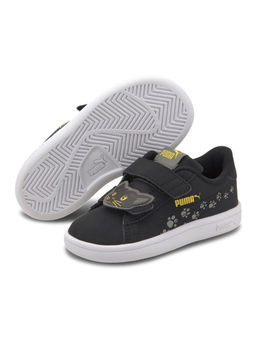 Puma - Smash v2 Animals V Babies Black Printed Casual Shoes