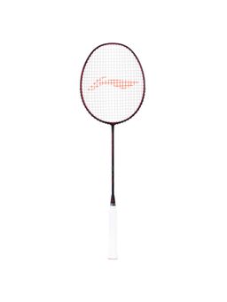 Li-Ning - Wind Lite Stealth Strung Badminton Racquet (Black, Red 79 g)