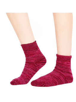 Bharatasya - Handknitted Soft Woolen Mid-Calf Length Thermal Socks