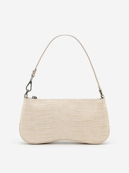 JW PEI - Eva Shoulder Handbag Ivory Croc