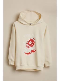 Allen Solly - Boys Beige Graphic Sweatshirt
