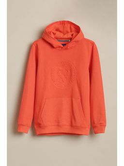 Allen Solly - Boys Orange Graphic Sweatshirt