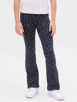 GAP - Blue Floral Cotton Straight Trouser