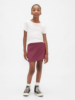 GAP - Pink Printed Polyester Regular Skirt