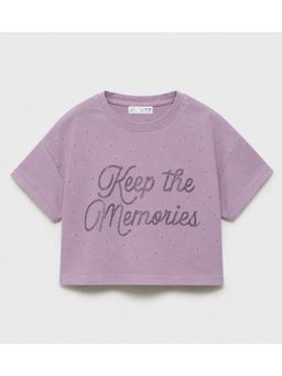 Alan Jones - Purple Typography Cotton Regular T-Shirt
