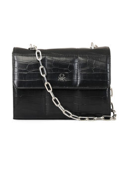 United Colors of Benetton - Candace Women Sling Handbag - Black (S)