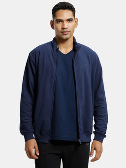 Jockey - 2730 Men Super Combed Cotton French Terry Jacket - Navy