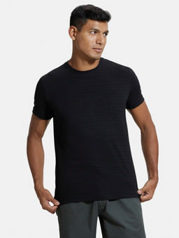 Jockey - IM21 Men Super Combed Supima Cotton Round Neck T-Shirt - Black