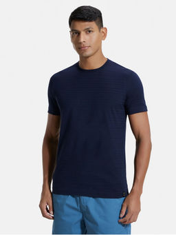 Jockey - IM21 Men Super Combed Supima Cotton Round Neck T-Shirt - True Navy
