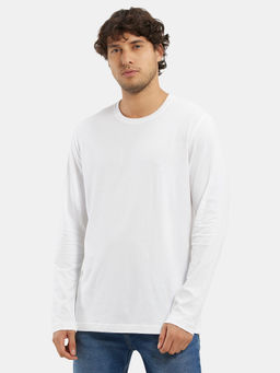 Jockey - AM95 Men Super Combed Cotton Rich Solid Round Neck T-Shirt - White