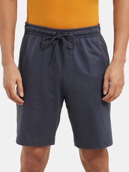 Jockey - AM12 Men Super Combed Cotton Straight Fit Shorts - Graphite