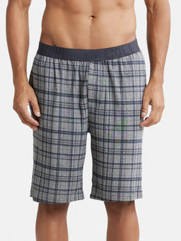 Jockey - IM02 Men Tencel Micro Modal Cotton Elastane Sleep Shorts - Grey Mel & Ash Grey